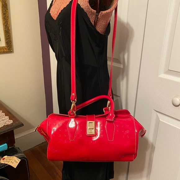 Arcadia patent leather satchel - Picture 3 of 12